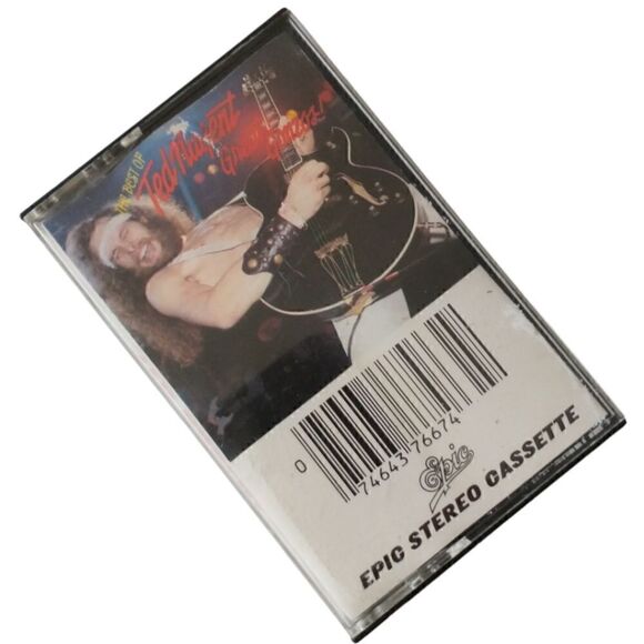 Ted Nugent Great Gonzos The Best Of Cassette Tape Classic Rock 1981 Epic Stereo. - Picture 12 of 16